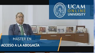 Máster en Acceso a la Abogacía  UCAM Online University [upl. by Vergne]