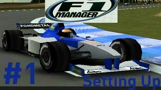 F1 Manager Minardi Manager Career  Part 1  Setting Up [upl. by Attezi]