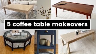 5 MUST SEE MAKEOVERS  Coffee Table Compilation [upl. by Lussier]