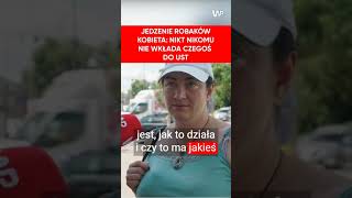 Spożywanie robaków Kobieta To zależy od tego co to jest [upl. by Oeramed]