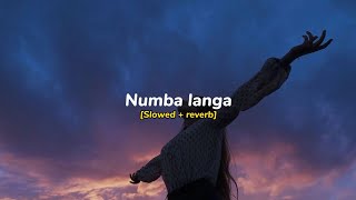 Numba langa quotනුබ ලගquot  yohani song  slowed  reverb [upl. by Htiderem220]