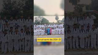 Annual sports day 2024 25 taekwondoaps chandimandir school function shots [upl. by Eidnam]