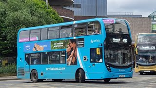 Journey on Route X18  SK72CVL7570  Arriva Northumbria ADL E40DADL Enviro 400MMC [upl. by Ogram]