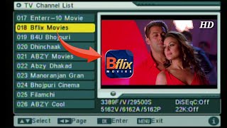 how to add Bflix movies channel on DD free Dish Bflix movies channel Dfree Dish par kaise add Karen [upl. by Nerland]