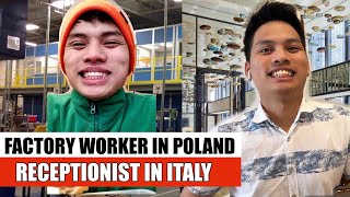 TRABAHO KO SA ITALY  PINOY FROM KUWAIT TO BEING A PINOY FACTORY WORKER IN POLAND TO ITALY [upl. by Malarkey]