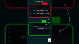 😂 Noob vs Pro🔥  HTML  DIV Class  Shortcut Trick  Software Developer  Solve It Smart [upl. by Morven]