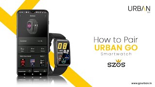 How To Pair Your Device With Urban Go Smart Watch Inbase [upl. by Uzia]