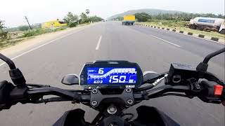 Yamaha MT15 PURE SOUND  TOPSPEED [upl. by Fan]