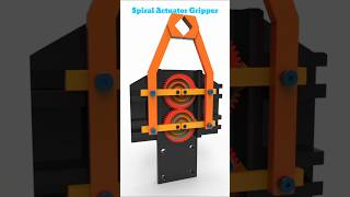 Spiral Actuator Gripper Mechanism spiral trending shorts [upl. by Wendell406]