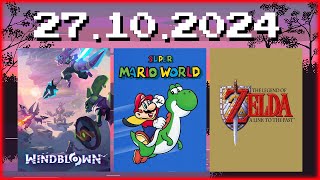 Stream VOD vom 27102024  Windblown Super Mario World The Legend of Zelda A Link to the Past [upl. by Yellhsa]