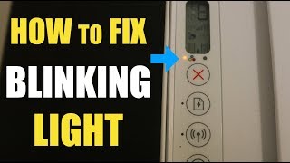 How To Fix HP Printer BLINKINGFLASHING Light [upl. by Sihon]