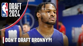 Rich Paul is telling teams DONT DRAFT BRONNY JAMES 👀  Bob Myers  2024 NBA Draft [upl. by Horodko]