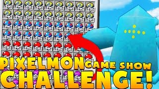 Minecraft PIXELMON GAME SHOW MINIGAME CHALLENGE  Pokemon Modded Battle Minigame  JeromeASF [upl. by Aliahs]