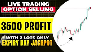 Option selling with low capital  option selling live trading  option selling for begginers [upl. by Naesyar992]