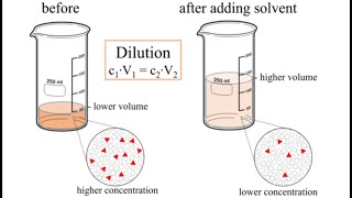 How to calculate dilution and concentration [upl. by Imhsar474]