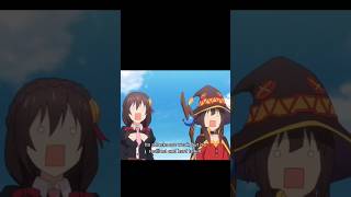 megumin and yunyun get shocked with creepy earthworm anime [upl. by Thorncombe]