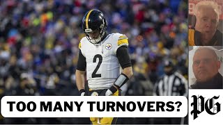 SteelersBills reaction Josh Allen turnovers too much for Mason Rudolph and offense to overcome [upl. by Adnilram]