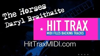 The Horses MIDI Backing Track Daryl Braithwaite [upl. by Berke]