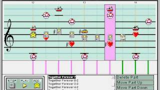 Mario Paint  Rick Astley  Together Forever [upl. by Hadley772]