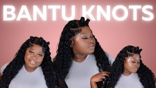 I Tried Bantu Knots And They Actually Looked Good [upl. by Alehc]