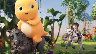 Naloong 奶龙 Cute yellow Dino ep47 Are you happy Naloong奶龙你快乐吗？ [upl. by Drof142]