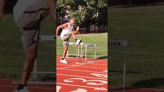 Hurdle Training  LeadTrail Leg Drill [upl. by Aniri]