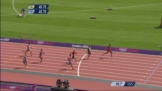 400m Full Event  Mens Heats  London 2012 Olympics [upl. by Aicek]