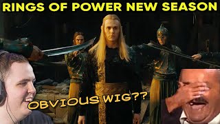 WTF is that wig  AdmiralBulldog Reacts to New Rings of Power Trailer Season 2 [upl. by Pembrook111]