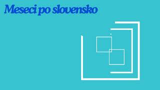 Meseci po slovensko [upl. by Alvera633]