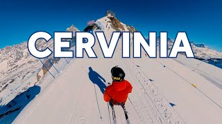 Cervinia skiing in ITALY [upl. by Eetak]