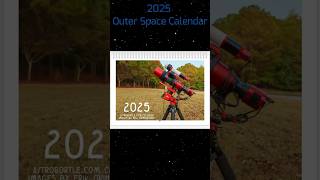 Outer Space 2025 Wall Calendar astrophotography astronomy telescope space astro solareclipse [upl. by Gonroff]