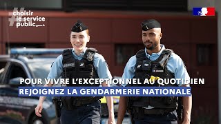 Pour vivre lexceptionnel au quotidien rejoignez la Gendarmerie nationale [upl. by Aicittel365]