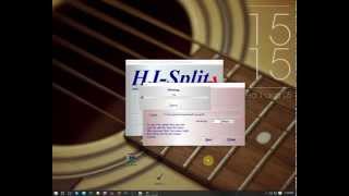 How to Split files using HJSplit [upl. by Ume]