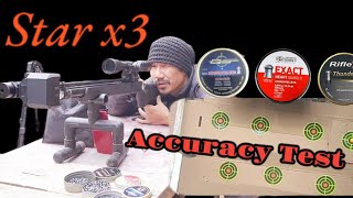 CAMSTAR SPORTS STAR X3CAMSTAR STAR X3 ACCURACY TESTcamstar sports air rifle 177 cal [upl. by Madonia376]