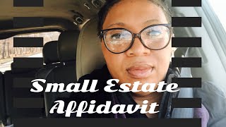 Small Estate Affidavit  Notary of Illinois [upl. by Aneeuqal]