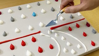 Sponge Painting Technique  Acrylic painting for Beginners [upl. by Tnomyar]