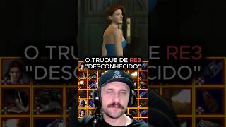 O truque quotDESCONHECIDOquot de RE3 residentevil videogame games retrogaming [upl. by Ysdnil]