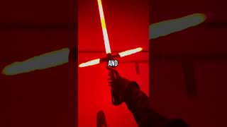 Most Realistic KYLO REN Lightsaber 😳 artsabers lightsaber starwars kyloren darthvader [upl. by Wilhelm]