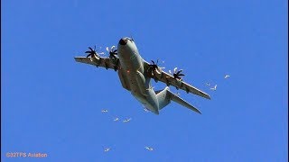 German AF A400M Atlas Fly over at De KooyDen Helder Airport EHKD [upl. by Etienne228]