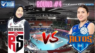 RELIVE RED SPARKS VS IBK ALTOS  LAGA KE 24 MEGAWATI HANGESTRI di KOREA VLEAGUE [upl. by Gallager47]