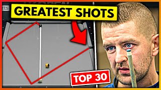 Top 30 GREATEST Pool Shots of ALL TIME  UPDATED 2024 [upl. by Gothurd]