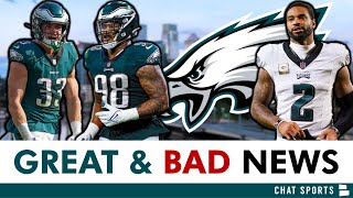 🚨JUST IN🚨 Eagles Receive GREAT amp BAD News Going Into NFL Week 9 vs Jaguars [upl. by Stoneman344]