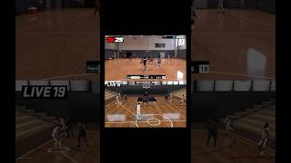 NBA 2K25 Gameplay vs NBA Live 19 Gameplay shorts [upl. by Llenoj]