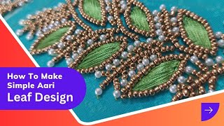 How to make simple leaf design step by step tutorial tips and tricks for beginners [upl. by Mariam841]