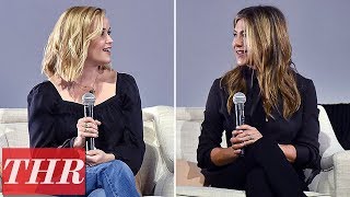 Jennifer Aniston Reese Witherspoon In Conversation with The Morning Show  THR [upl. by Cavan]