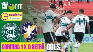 CORITIBA x RETRÔ COPINHA 2024 Gol e melhores momentos do jogo [upl. by Ytak]