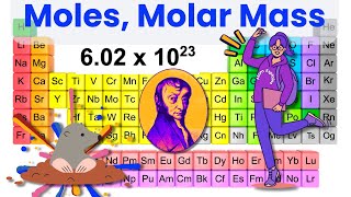 Moles Avogadros Number Molar Mass Conversion Factors Sample Problems  Easy  Atom Explains [upl. by Adham906]