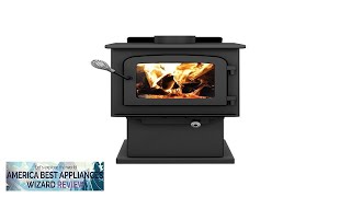 MFP Drolet Escape 1200 Free Standing EPA Wood Stove In Black Review [upl. by Ilario651]