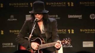 Sixto Rodriguez aka Sugarman quotThe Establishment Bluesquot 720p HD Live at Sundance 1262012 [upl. by Hurlbut940]