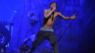 Travis Scott  Antidote Live at Barclays Rihannas Anti World Tour 33016 EPILEPSY WARNING [upl. by Atsed912]